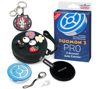 megacom DuoMon3 2025 Ver. Reconexión automática compatible con Pokemon GO, IPX7 impermeable, soporta captura automática 1P/2P, aplicación ajustable, LED/vibración/sonido, enlace Bluetooth de 65 pies