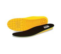 MEGAComfort - Plantilla antifatiga personal para zapatos, tamaño M9/W11, plantillas de espuma viscoelástica, absorción de golpes, diseño ergonómico, reduce el dolor y mejora el equilibrio, Negro -, 42
