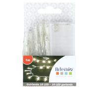 MegaCrea Guirnalda LED Blanco 1 m - Artémio