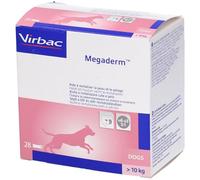 Megaderm dosis monodosis 28 x 8 ml para perros y gatos - Contiene ácidos grasos omega-6 y omega-3 para apoyar el pelo y la piel