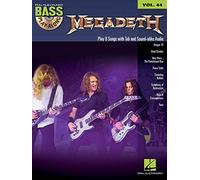 Megadeth – Bass Play-Along Volume 44 – Libro + CD (Hal Leonard)