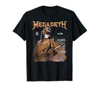 Megadeth - hasta Ahora, Tan Bueno, Entonces qué, Nuclear Camiseta, Hombre, Negro, 4XL