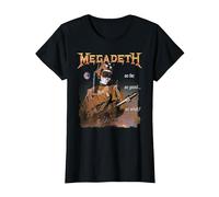 Megadeth - hasta Ahora, Tan Bueno, Entonces qué, Nuclear Camiseta, Mujer, Negro, L