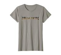 Megadeth - Logotipo DE TSTDATD Camiseta, Mujer, Pizarra, S