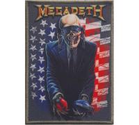 Megadeth Parche para planchar Grenade USA, Negro, Taille unique