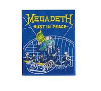 Megadeth Rust In Peace Hq parche patch bordado con logotipo para planchar de hierro en apliques