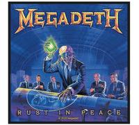 Megadeth Rust in peace Unisex Parche multicolor 100% poliéster