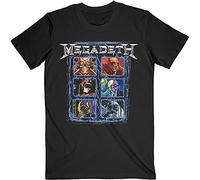 Megadeth T Shirt Vic Head Grip Band Logo Nuevo Oficial De Los Hombres Size L