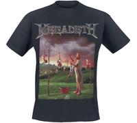 Megadeth Youthanasia Original Cover Hombre Camiseta Negro M 100% algodón Regular