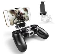 Megadream - Soporte de control para teléfono PS4, rotación de 180 grados, soporte para juegos para Sony Playstation 4, PS4 Slim, PS4 Pro, Android Samsung Galaxy S9 S8 Note 9 8 Moto LG con cable OTG