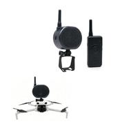 Megáfono inalámbrico compatible con dron DJI Lito 1/X1, sistema de altavoces de largo alcance de 2000 m con soporte ajustable para anuncios aéreos