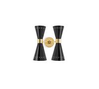 Megafono Lámpara de Pared 4 Oro/ Negro/Marfil