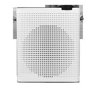 Megáfono Megáfono Mini megáfono Amplificador de Voz con Cable Portátil U Disco TF LED Enseñanza Guía turística Promoción Micrófono Booster Altavoz (Color : White, Size : 1) Little Surprise