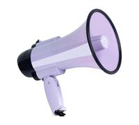 ＡＷＨＡＯ Megáfono Portátil de, Práctico Y Multifuncional, de 30 W, Potente E Idóneo para, Callejeros Y Otras Actividades, Púrpura