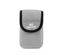 MegaGear Bolsa de Cable de Neopreno Ultra Ligero con carabinero para Canon PowerShot G9 X Digital Camera - Gris