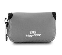 MegaGear Cámara Funda Cuero Neopreno Bolsa para Cámara Canon PowerShot G7X, Canon PowerShot G7 X Mark II (Gris)