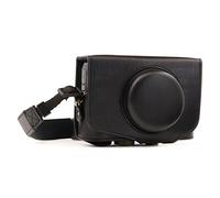 MegaGear Canon PowerShot SX740 HS, SX730 HS Ever Ready - Funda Protectora de Piel con Correa para el Hombro