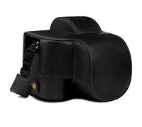 MegaGear Ever Ready - Funda de Piel auténtica para cámara Nikon Z50 (16-50 mm)