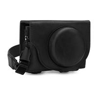 MegaGear Ever Ready - Funda de Piel para cámara con Correa Compatible con Sony Cyber-Shot DSC-RX100 VII