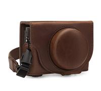 MegaGear Ever Ready - Funda de Piel para cámara con Correa Compatible con Sony Cyber-Shot DSC-RX100 VII