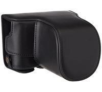 MegaGear Ever Ready - Funda para Olympus Pen E-PL10, E-PL9 (14-42 mm, de Cuero, con Correa) Color Negro