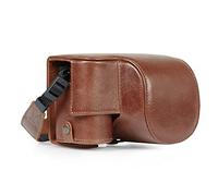 MegaGear Ever Ready Genuine Leather Camera Case Compatible with Nikon Z30 (Marrón)