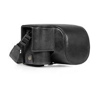 MegaGear Ever Ready Genuine Leather Camera Case Compatible with Nikon Z30 (Negro)