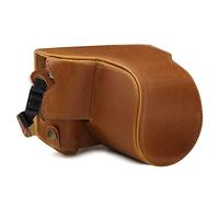 MegaGear Ever Ready MG1769 - Funda de Piel para cámara Fujifilm X-A7, Color marrón Claro