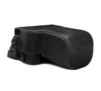 MegaGear Ever Ready MG1802 - Funda de Piel para cámara Sony Alpha A6600 (18-135 mm), Color Negro