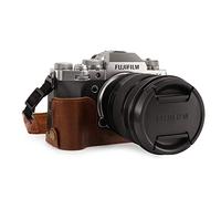 MegaGear Ever Ready MG1924 - Funda de Piel para cámara Fujifilm X-T4, Color marrón