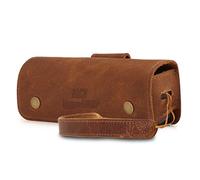 MegaGear Funda de Cámara en Piel Genuina Compatible con dji Osmo Pocket