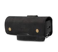 MegaGear Funda de Piel para cámara de Bolsillo dji Osmo, Color Negro, Black, Bolsa para cámara