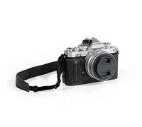 MegaGear Media Funda de Piel auténtica para cámara Ever Ready Compatible con Nikon Z FC (16-50mm) (Negro)
