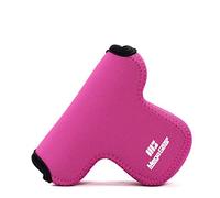 MegaGear MG1007 Para Fujifilm X-A10, X-A5, X-A3, X-A2, X-A1, X-M1 (16-50 mm) Estuche de cámara ultra ligero, de neopreno - Rosado