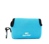 MegaGear MG1247 - Funda ultraligera de neopreno con mosquetón para cámara, para Canon Powershot Sx730 Hs, Sx720 Hs, Sx710 Hs, G16, G15, piel sintética, azul