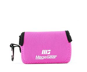MegaGear MG1248 Para Canon PowerShot SX740 HS, SX730 HS, SX720 HS, SX710 HS, G16, G15 Estuche de cámara ultra ligero, de neopreno - Rosado