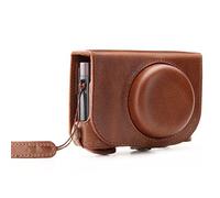 MegaGear MG1287 Ever Ready - Funda de Piel con Correa para cámara Leica C Typ 112, Color marrón