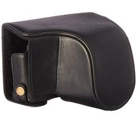 MegaGear MG1300 Ever Ready Estuche y Correa de Cuero, Negro