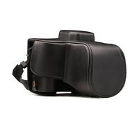 MegaGear MG1303 Ever Ready - Funda de Piel para cámara Canon EOS 250D, 200D (18-55 mm), Color Negro