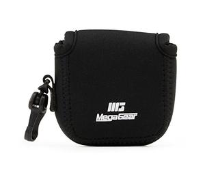 MegaGear MG1312 Estuche de cámara ultra ligero, de neopreno compatible con DJI Osmo Action, Sony RX0 II, GoPro Hero 7, Sony RX0 1.0, GoPro Hero 5 Black, Hero 6 Black - Negro