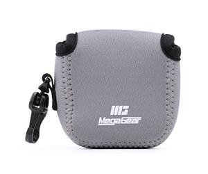 MegaGear MG1314 Estuche de cámara ultra ligero, de neopreno compatible con DJI Osmo Action, Sony RX0 II, GoPro Hero 7, Sony RX0 1.0, GoPro Hero 5 Black, Hero 6 Black - Gris