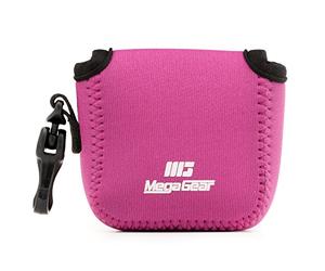 MegaGear MG1315 Estuche de cámara ultra ligero, de neopreno compatible con DJI Osmo Action, Sony RX0 II, GoPro Hero 7, Sony RX0 1.0, GoPro Hero 5 Black, Hero 6 Black - Rosa