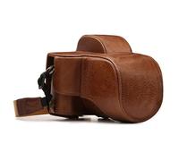MegaGear MG1340 - Funda con Correa para Fujifilm X-E3 (23 mm/18 a 55 mm), Color marrón Claro
