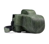 MegaGear MG1341 - Funda con Correa para Fujifilm X-E3 (23 mm/18 a 55 mm), Color Verde