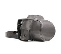 MegaGear MG1348 Ever Ready - Funda de piel con correa para cámara Olympus OM-D E-M10 Mark III, color gris