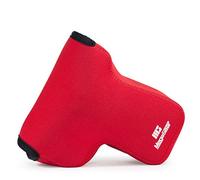 MegaGear MG1374 para Panasonic Lumix DC-GH5 (14-140 mm) - Estuche de cámara Ultra Ligero, de Neopreno, con mosquetón, Rojo