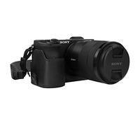 MegaGear MG1807 Ever Ready - Funda de Piel para cámara Sony Alpha A6600, Color Negro
