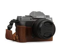 MegaGear MG1886 Ever Ready - Funda de Piel auténtica para cámara Fujifilm X-T200, Color marrón