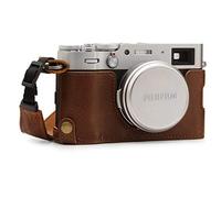 MegaGear MG1895 Ever Ready - Funda de Piel auténtica para cámara Fujifilm X100V, Color marrón