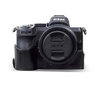 MegaGear MG1944 Ever Ready - Funda de Piel auténtica para cámara Nikon Z5, Color Negro